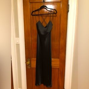 Top Shop Black Slip Dress